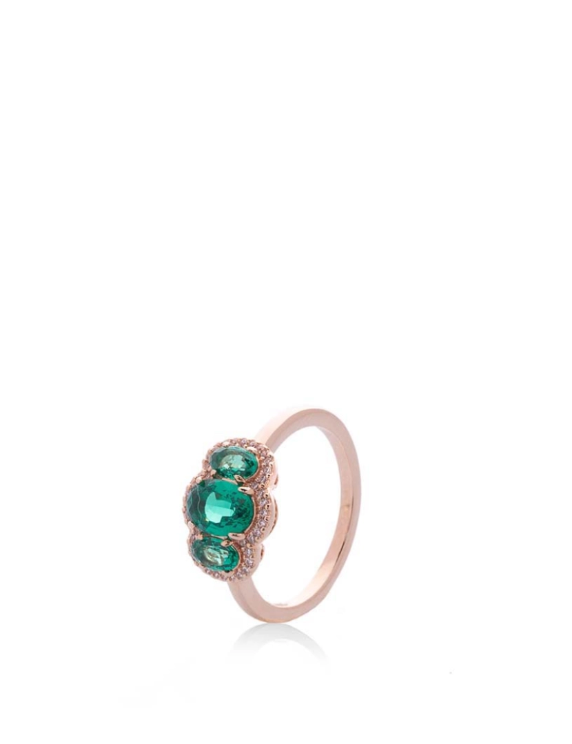 Pandora - Anel Senhora Dourado Rosa