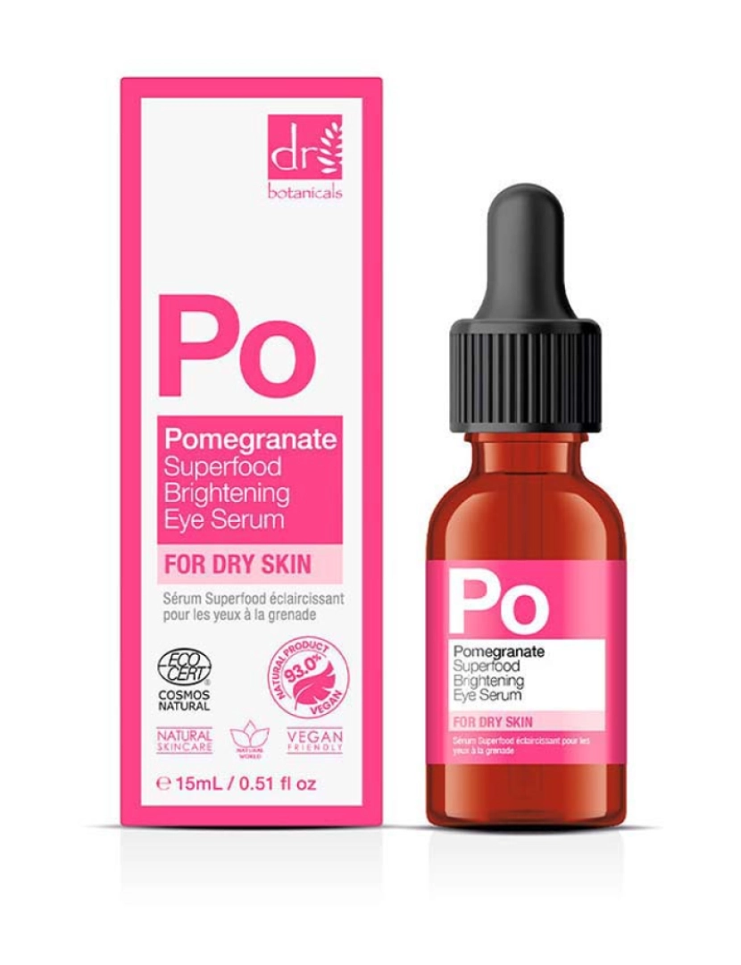 Dr. Botanicals - Pomegranate Superfood Brightening Eye Serum 15 Ml