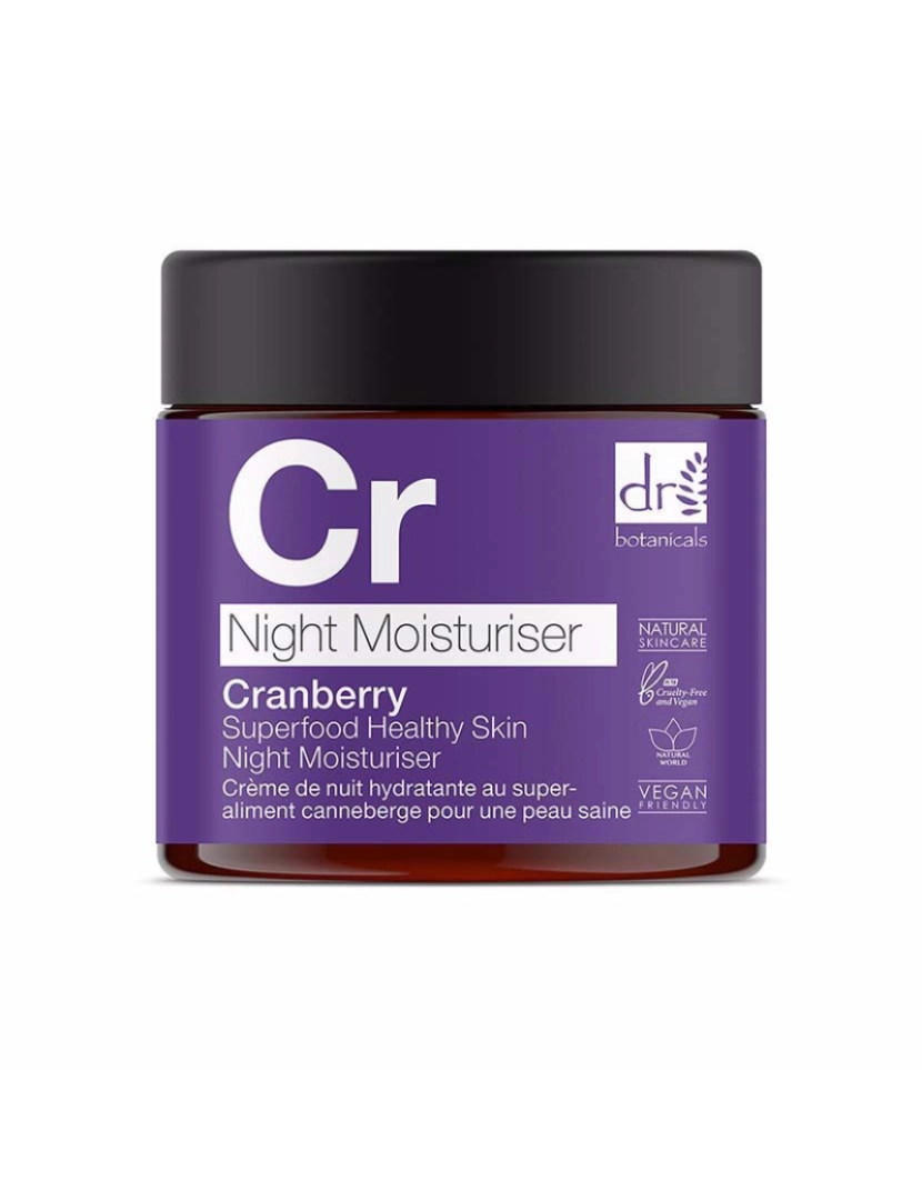 Dr. Botanicals - Cranberry Superfood Healthy Skin Night Moisturiser 60 Ml