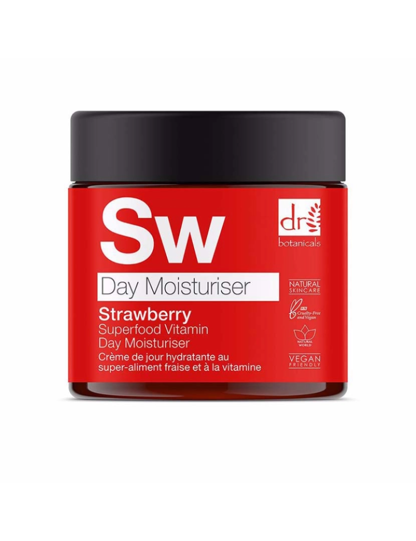 Dr. Botanicals - Strawberry Superfood Vitamin C Day Moisturiser 60 Ml