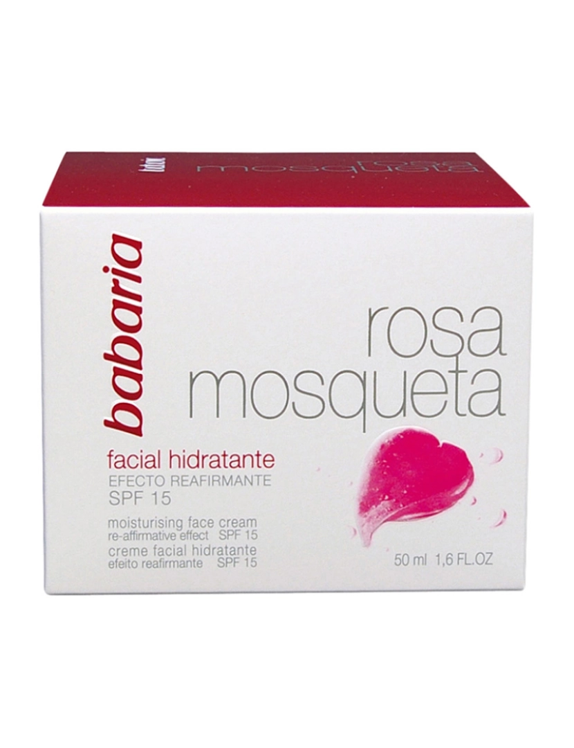 Babaria - Creme Facial Hidratante 24H Rosa Mosqueta 50Ml