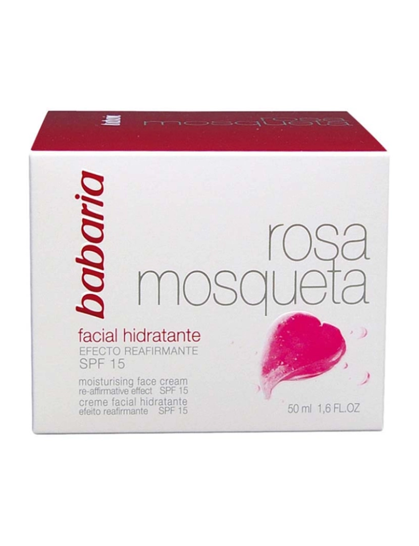 Babaria - Creme Facial Hidratante 24H Rosa Mosqueta 50Ml