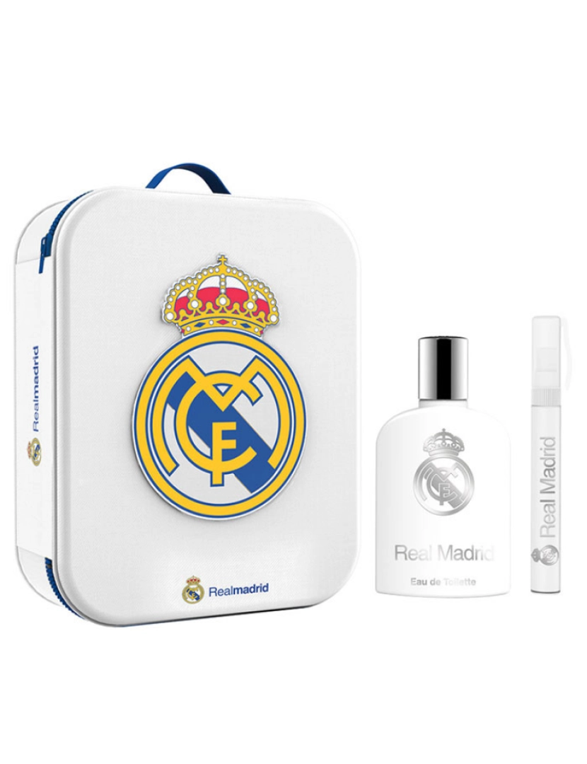 imagem de Real Madrid Eau De Toilette Spray 100ml Set 3 Parti1