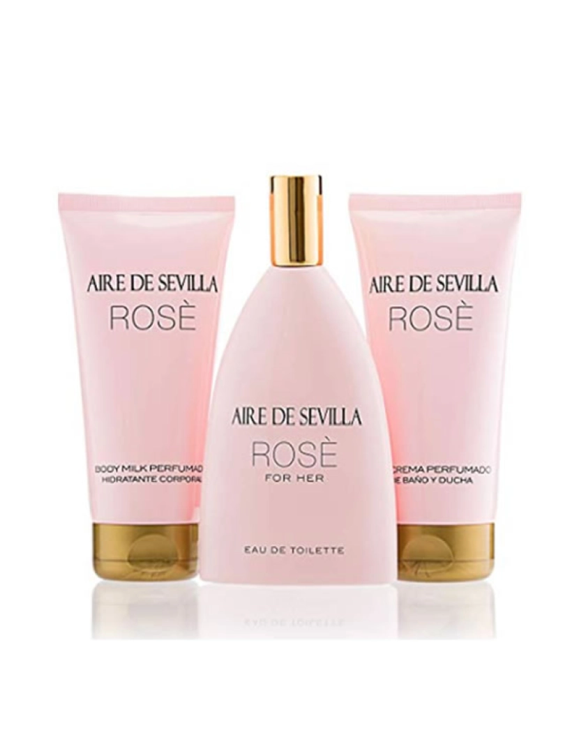 Aire De Sevilla Rose Eau De Toilette Spray 150Ml Set 3 Piezas