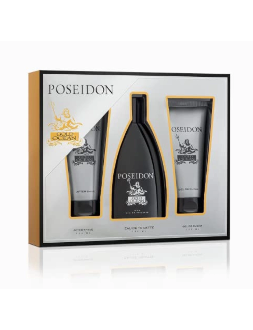 Posseidon - Poseidon Gold Ocean For Men Conjunto 3 Pcs