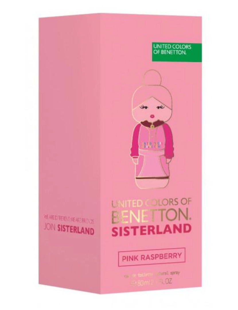 Benetton - Benetton Sisterland Pink Raspberry Eau De Toilette Spray 80ml