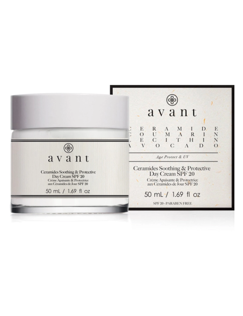 Avant Skincare - Creme Calmante e Protetor Day Creamer Fps 20 