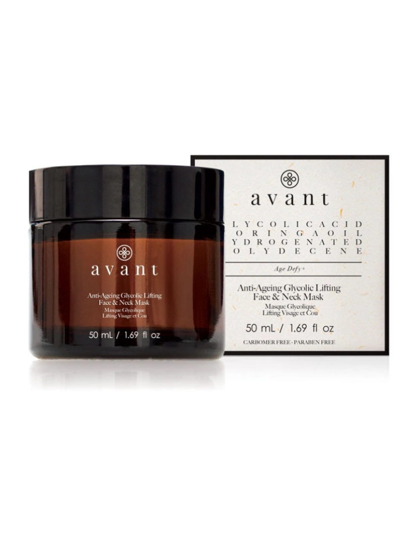 Avant Skincare - Máscara Lifting Face e Pescoço Anti Idade Glycolic  