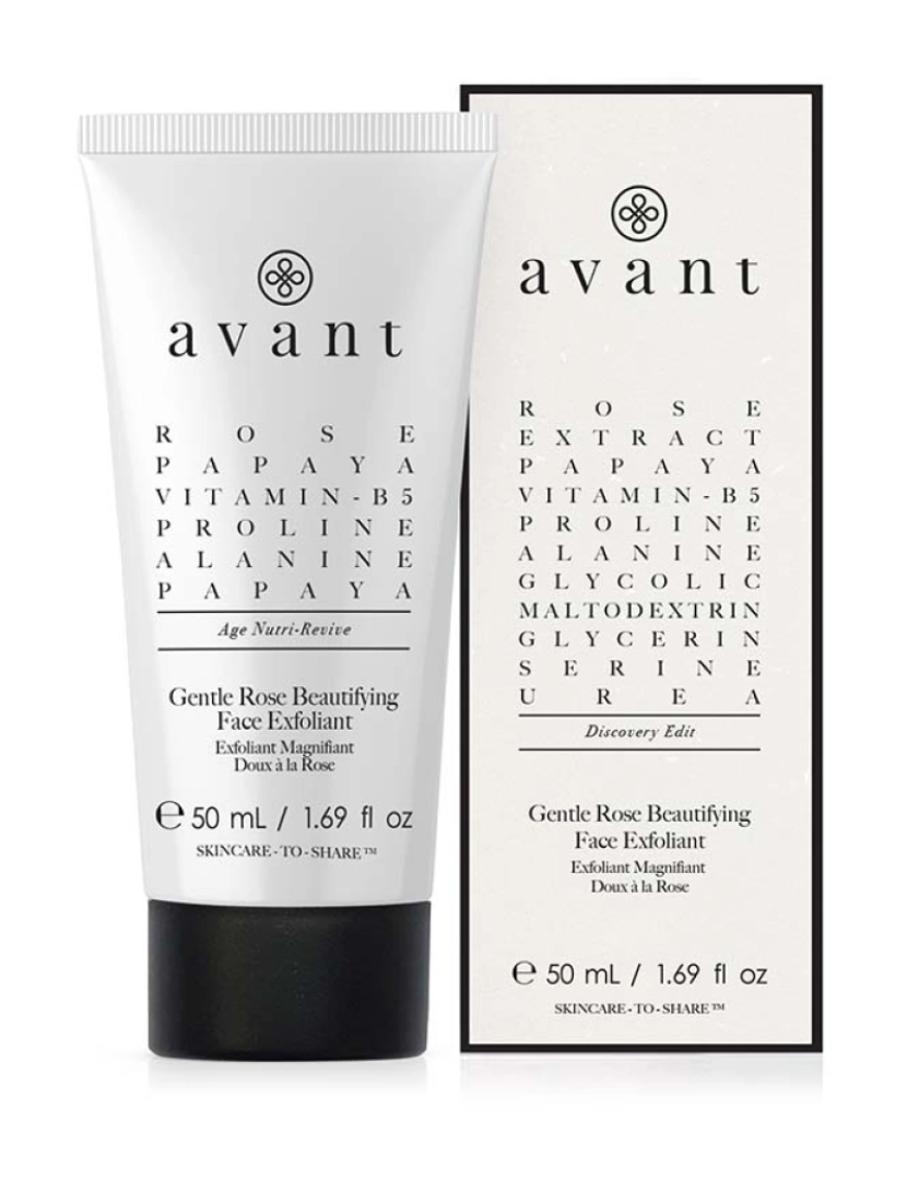 Avant Skincare - Esfoliante de Rosto Discovery Edit - Prestige Gentle Rose Beautifying 