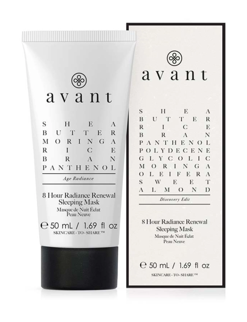Avant Skincare - Máscara Discovery Edit - 8 Hour Radiance Renewal Sleeping 50ml