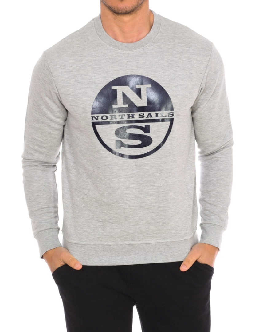 North Sails - Sweatshirt Homem Cinza