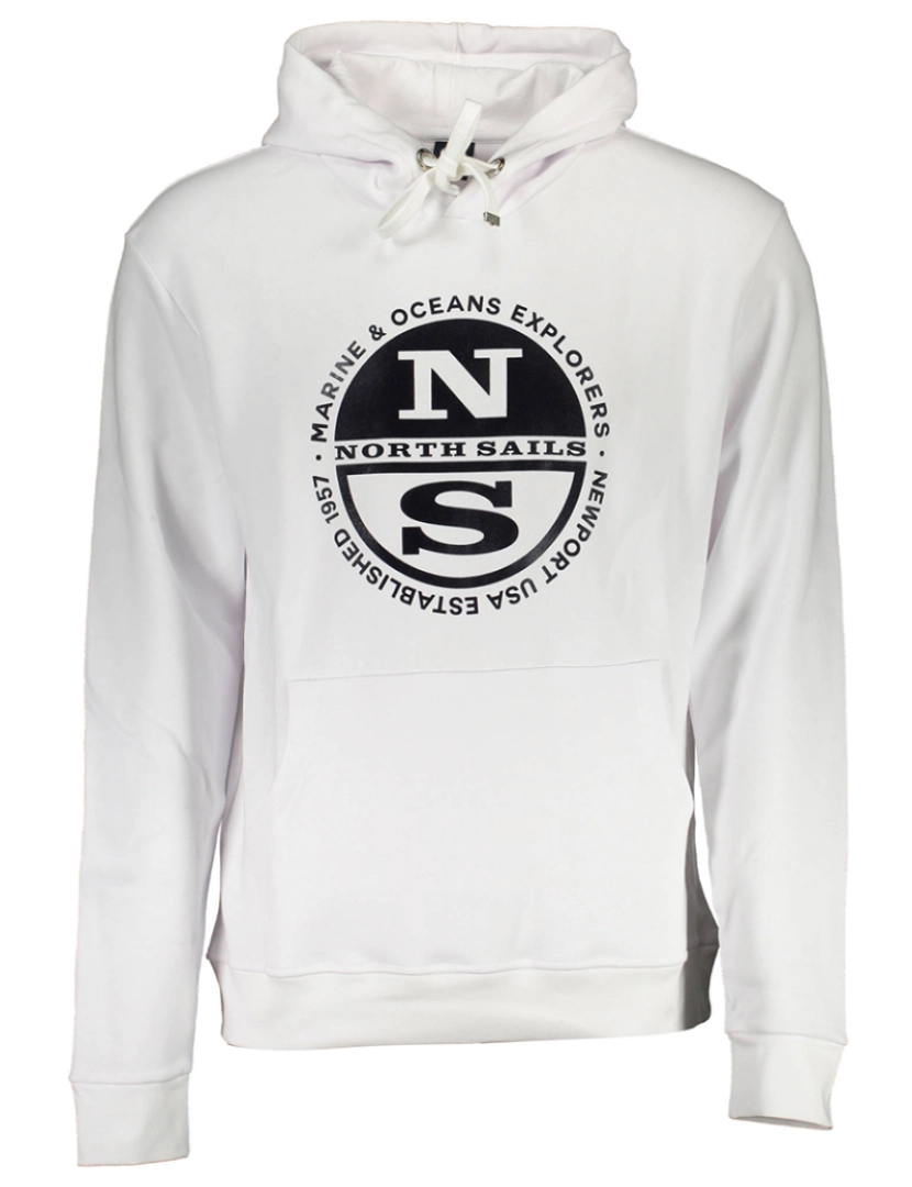 North Sails - Sweatshirt Homem Branco