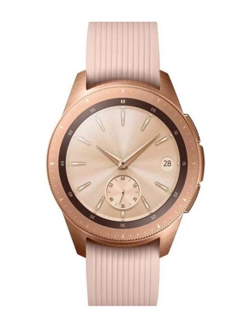 Samsung - Samsung Galaxy Watch 42mm Mostrador: Gold  Pulseira: Rubber Pink  Grau A