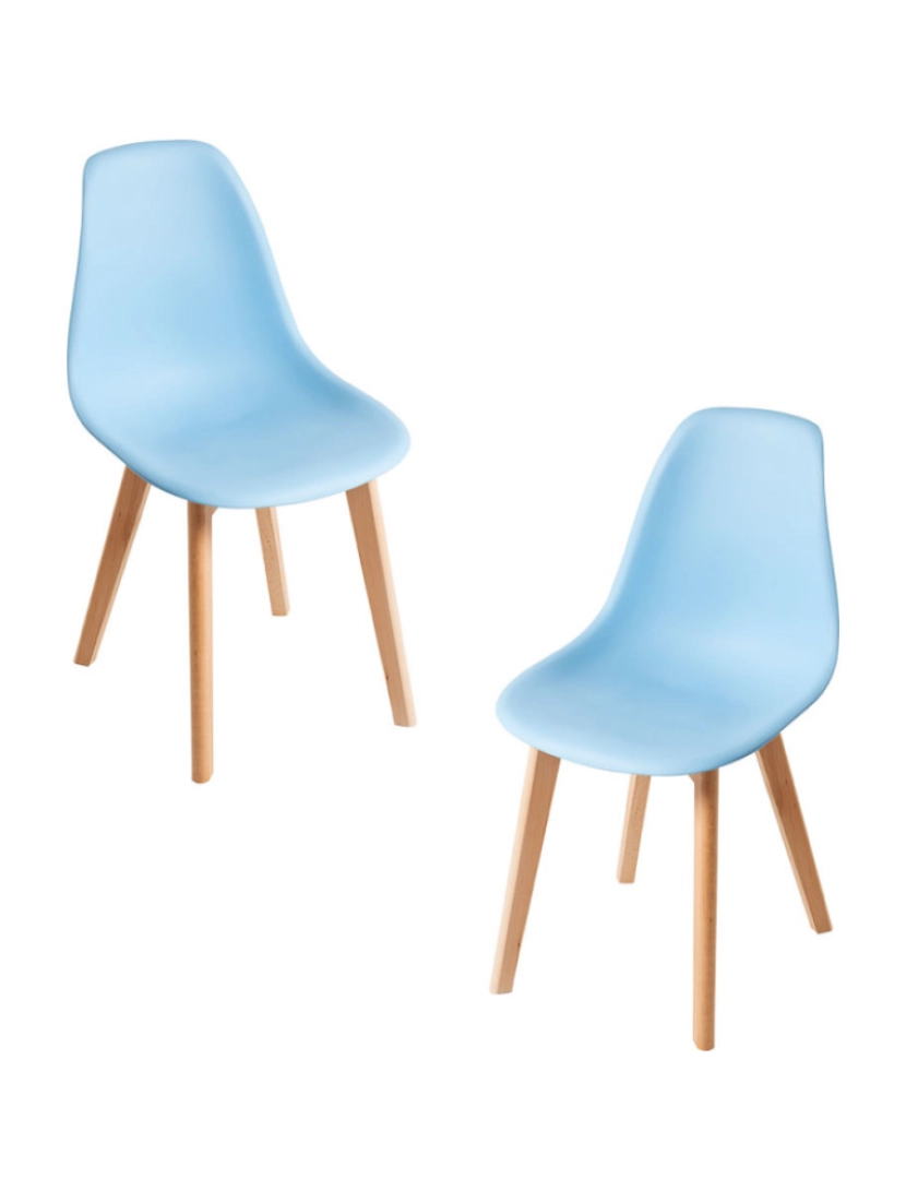 Presentes Miguel - Pack 2 Cadeiras Kelen - Azul claro