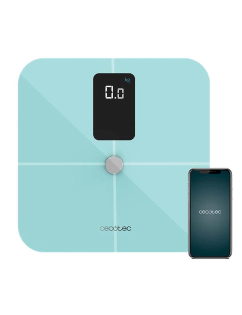 Cecotec - Balança de WC Surface Precision 10400 Smart (Azul)