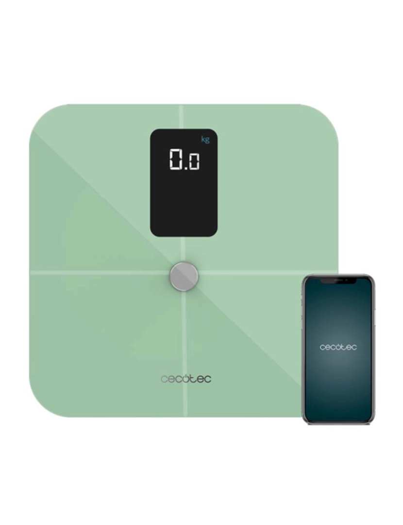 Cecotec - Balança de WC Surface Precision 10400 Smart (Verde)