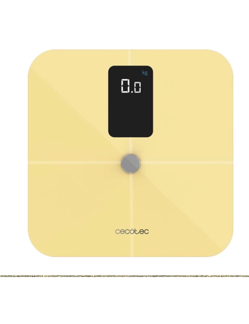 Cecotec - Balança de WC Surface Precision 10400 Smart (Amarelo)