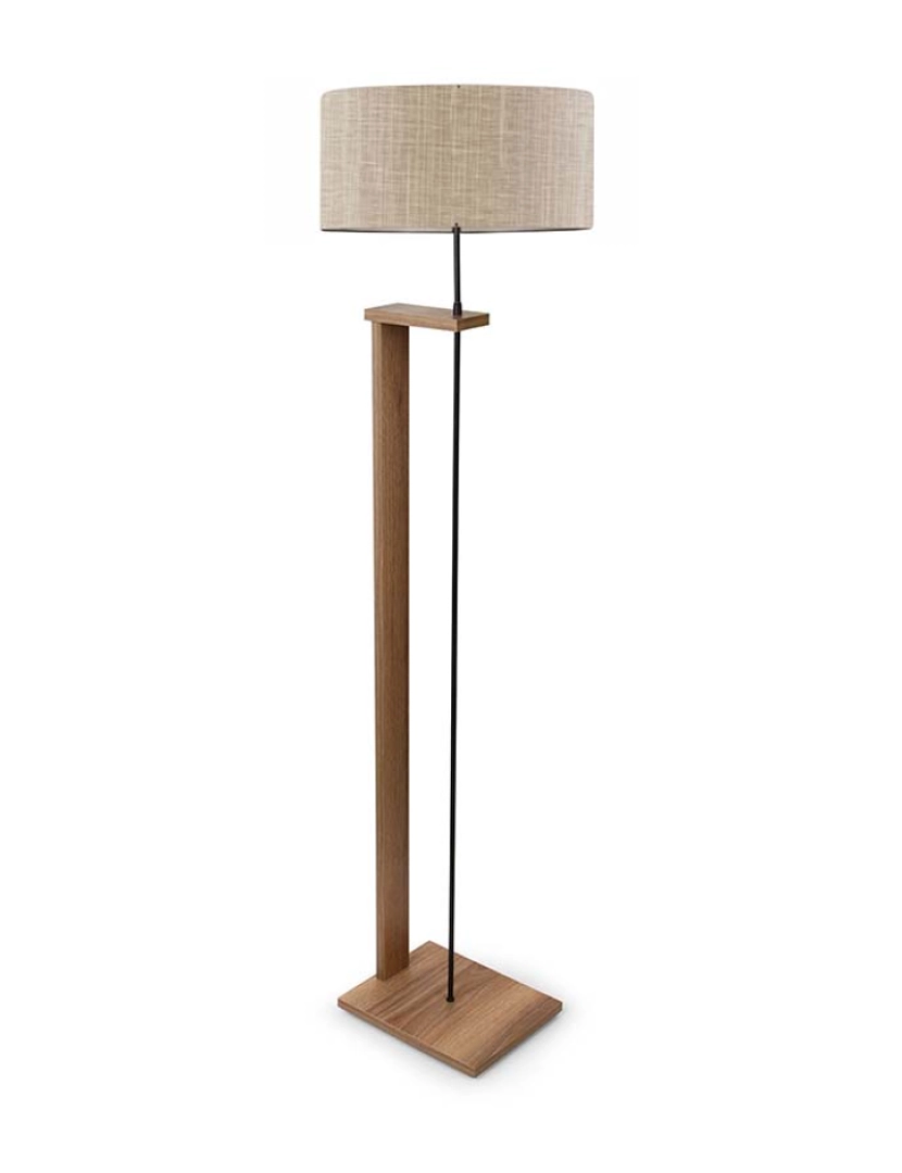 ASR - Candeeiro Chão Madeira AYD-2822 Beige Wooden