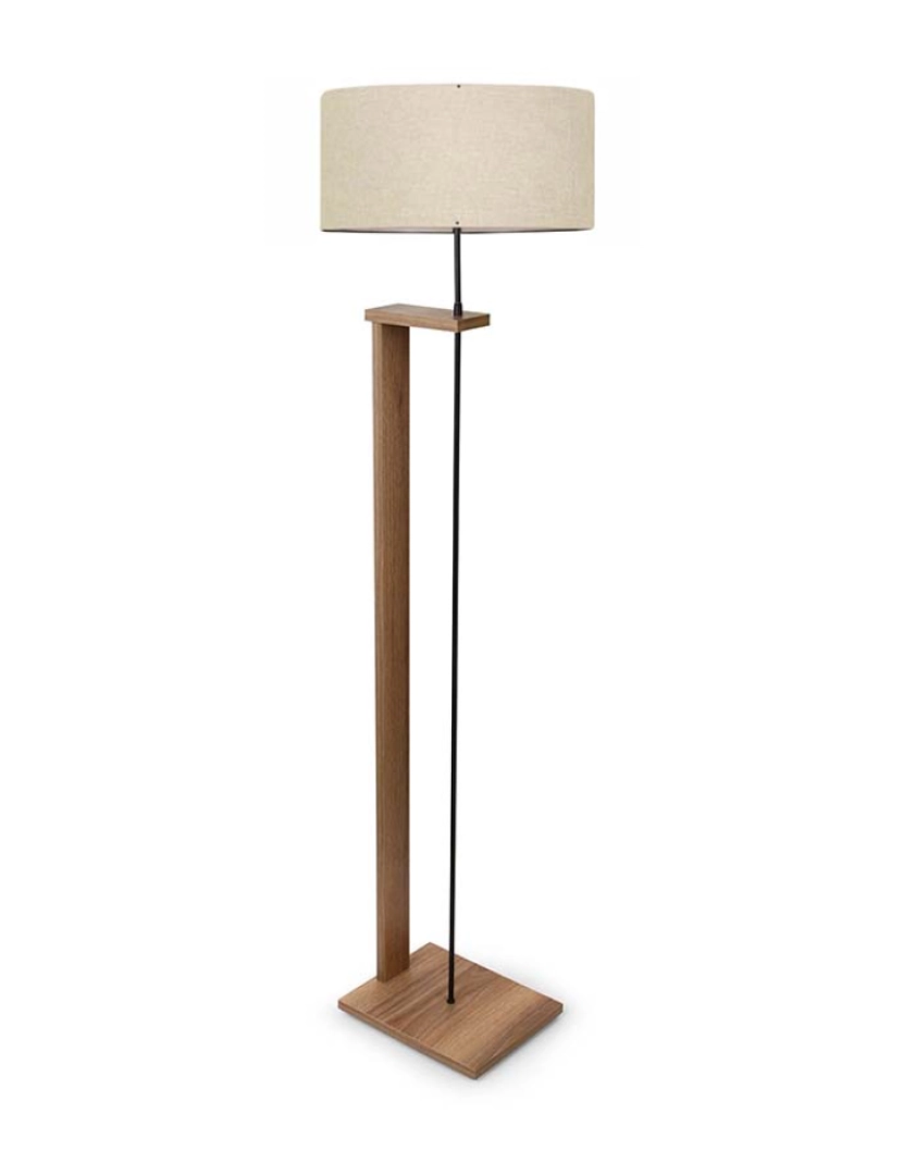 ASR - Candeeiro Chão Madeira AYD-2825 Beige Wooden