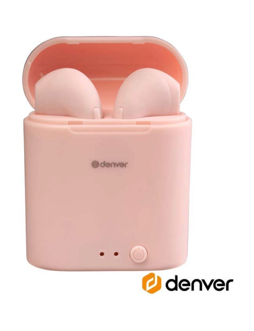 Denver - Auriculares Bluetooth 5.0 C/ Mic Dock Carregamento 