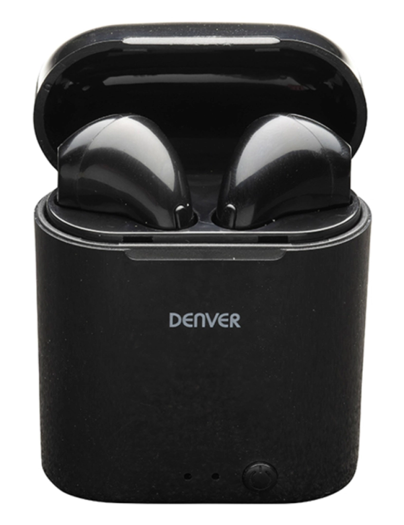 Denver - Auriculares Bluetooth V5.0 C/ Mic e Dock Carregamento 