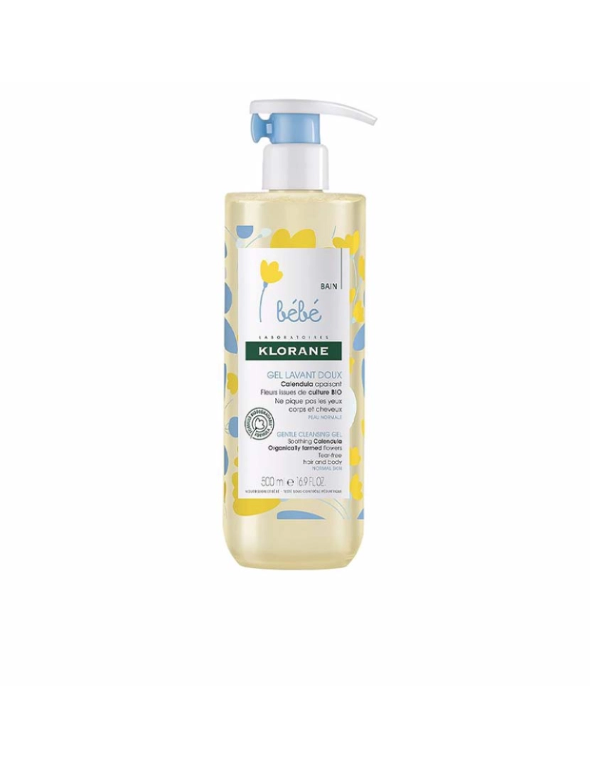 Klorane - Gel Lavante Suavizante Calendula Bebé 500Ml