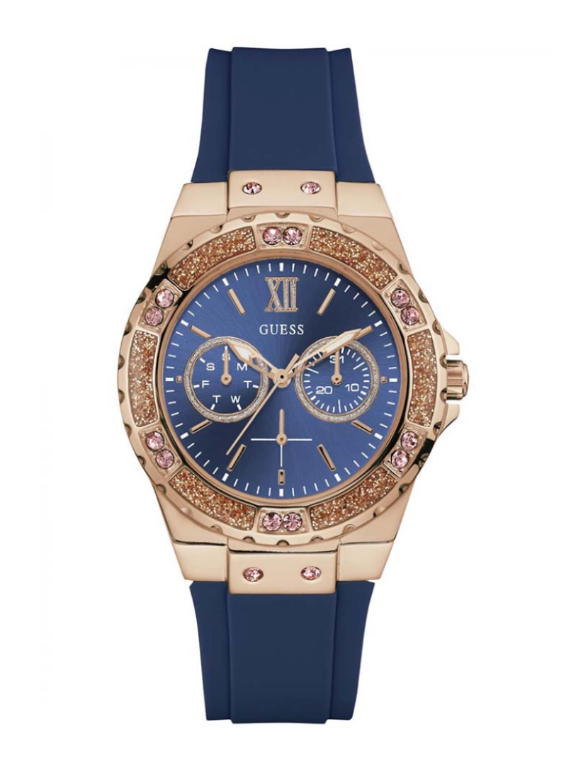 Guess - Relógio Senhora Limelight Dourado Rosa 