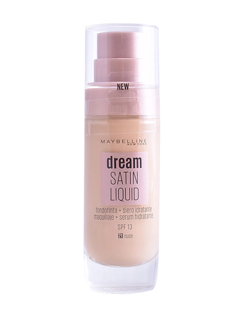 Maybelline - Maybelline Dream Satin Liquid Foundation+Serum #21-Nude