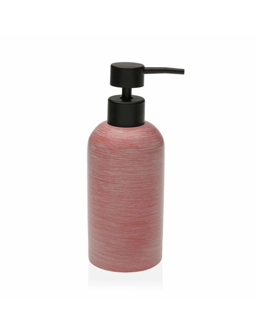 Versa - Dispensador Sabão Terrain Rosa Plástico Resina 