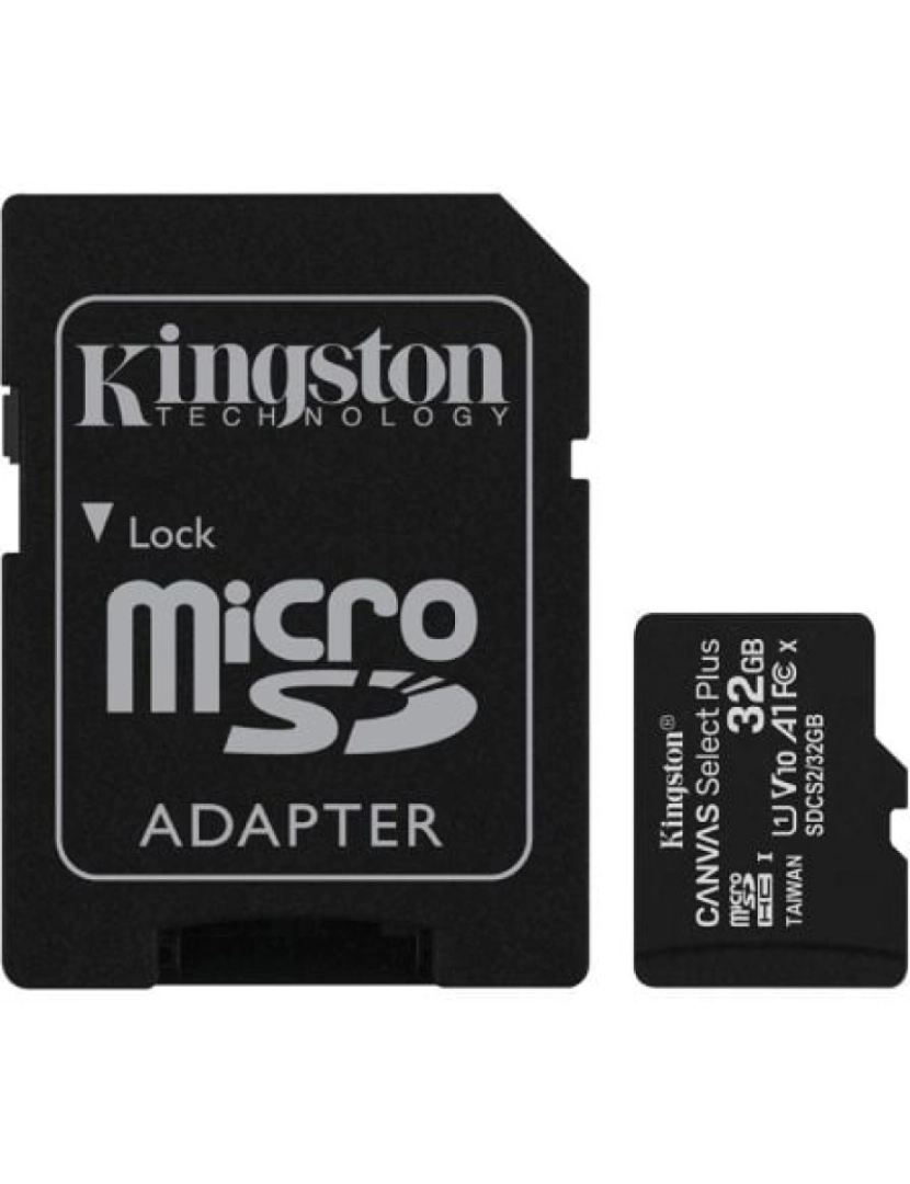 Kingston - Cartão Memória Micro Sdhc 32Gb Uhs-I Adaptador 