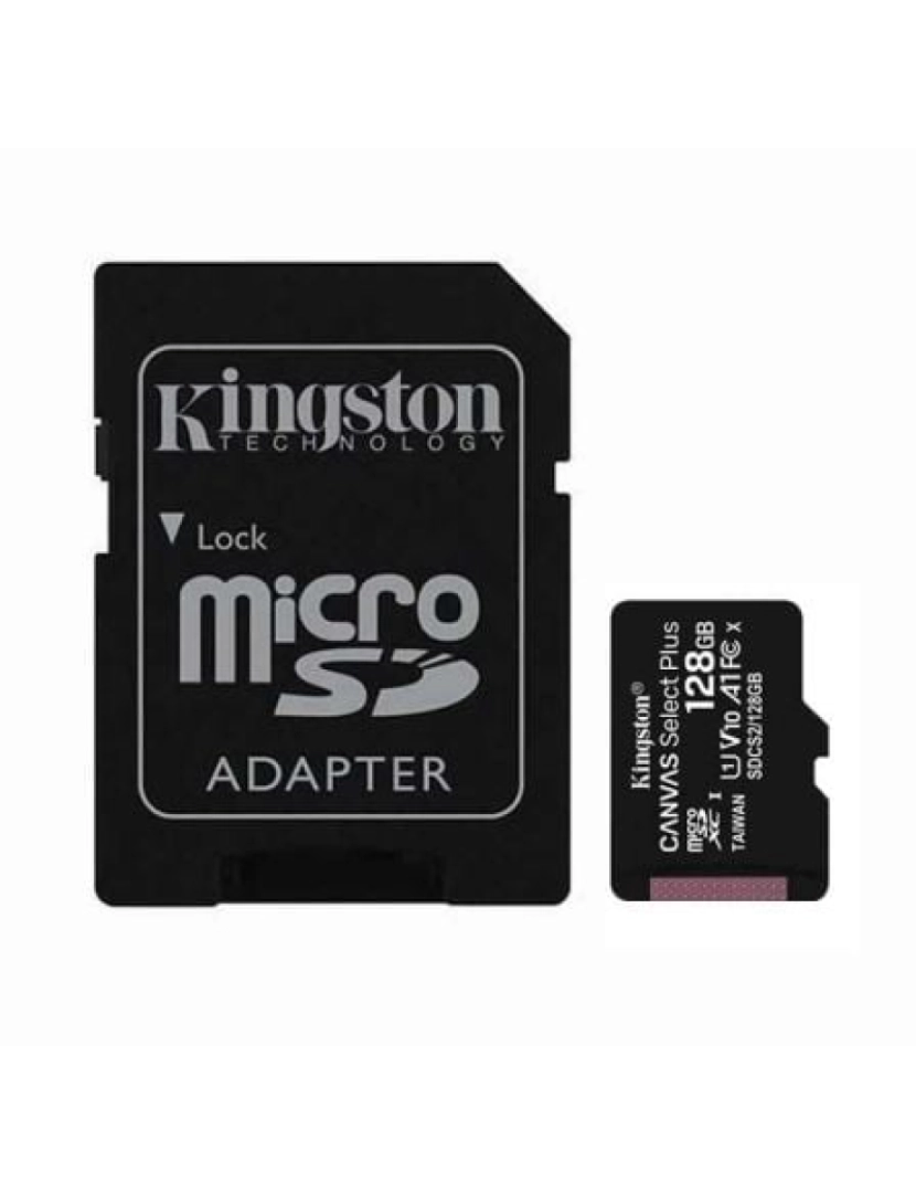 Kingston - Cartão Memória Micro Sdxc 128Gb Uhs-I 