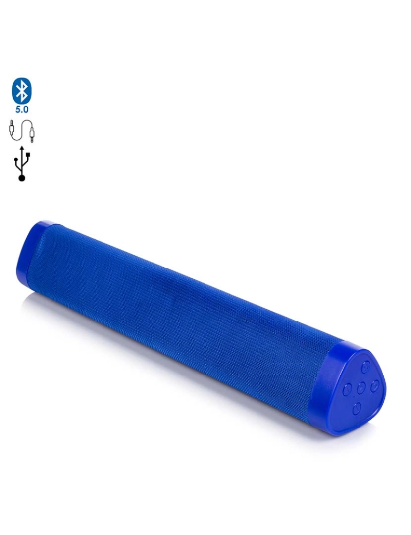 DAM - Coluna Da Barra De Som Bluetooth 5.0 A500 Azul