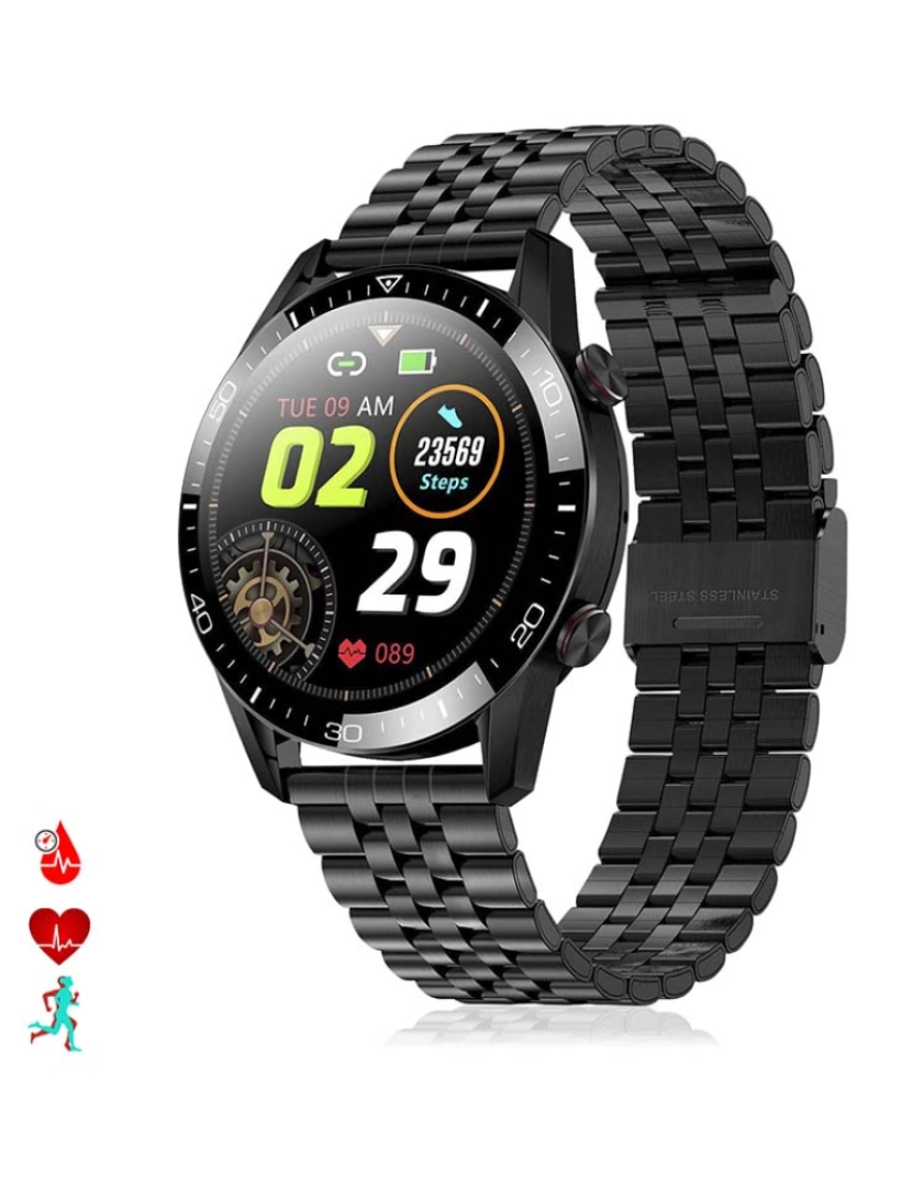 DAM - Smartwatch TK28 Preto 