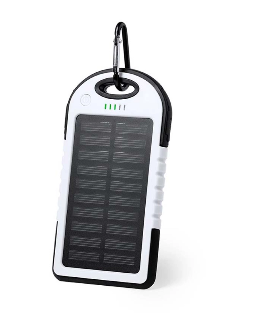 DAM - Power Bank Solar Lenard 4000 Mah Branco
