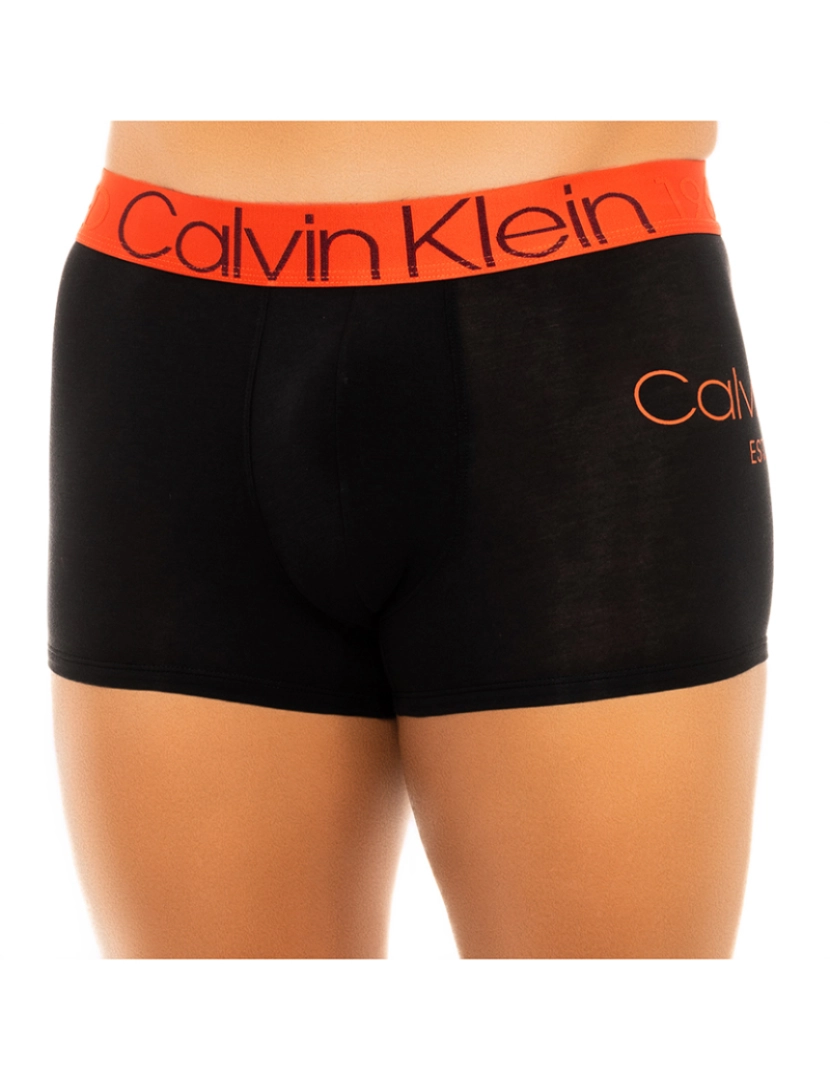 Calvin Klein - Boxers Homem Preto Vermelho