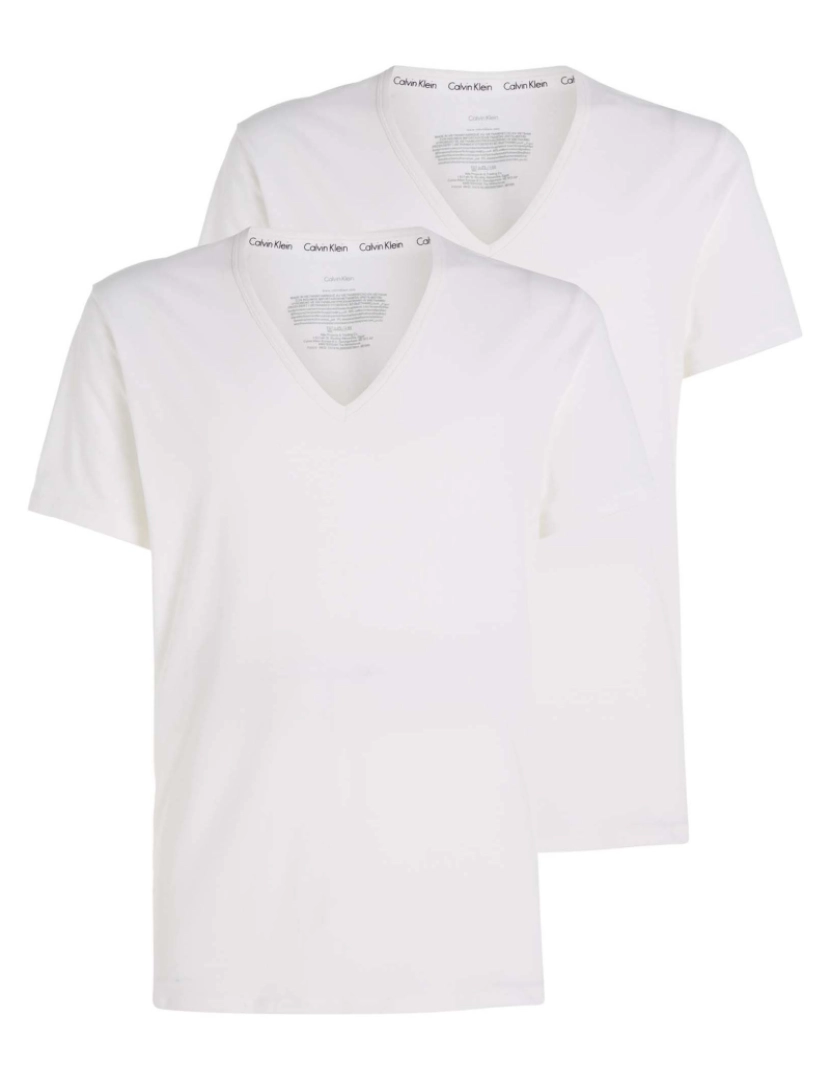 Calvin Klein - Pack 2 T-shirts Homem Branco