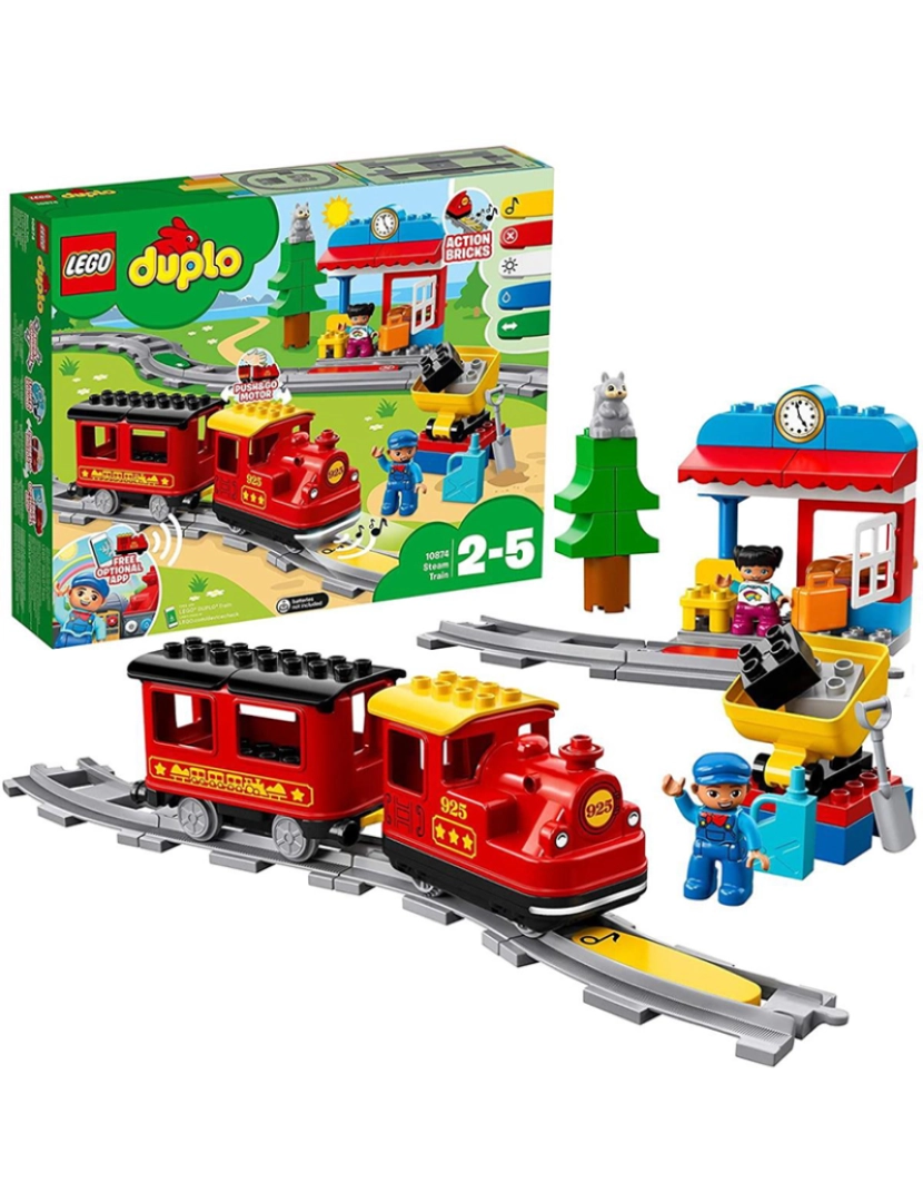 Lego - Lego Duplo Comboio A Vapor 10874