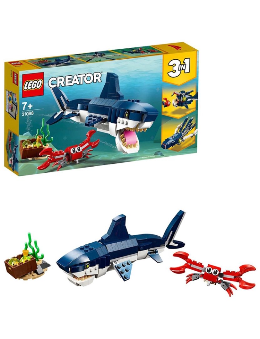 Lego - Lego Creator Criaturas Do Fundo Do Mar 31088