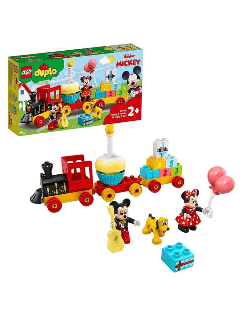 Lego -  Lego Duplo Comboio De Aniversário Mickey E Minnie