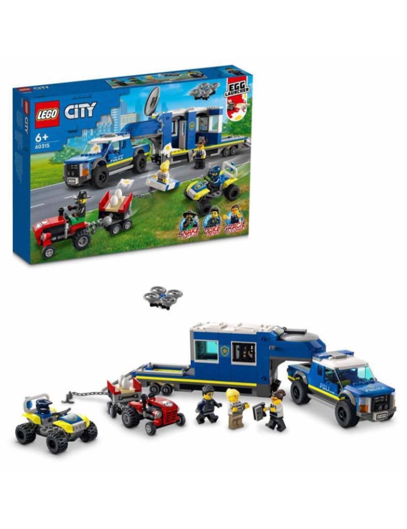 Lego - Lego City Comando Movel Da Policia 