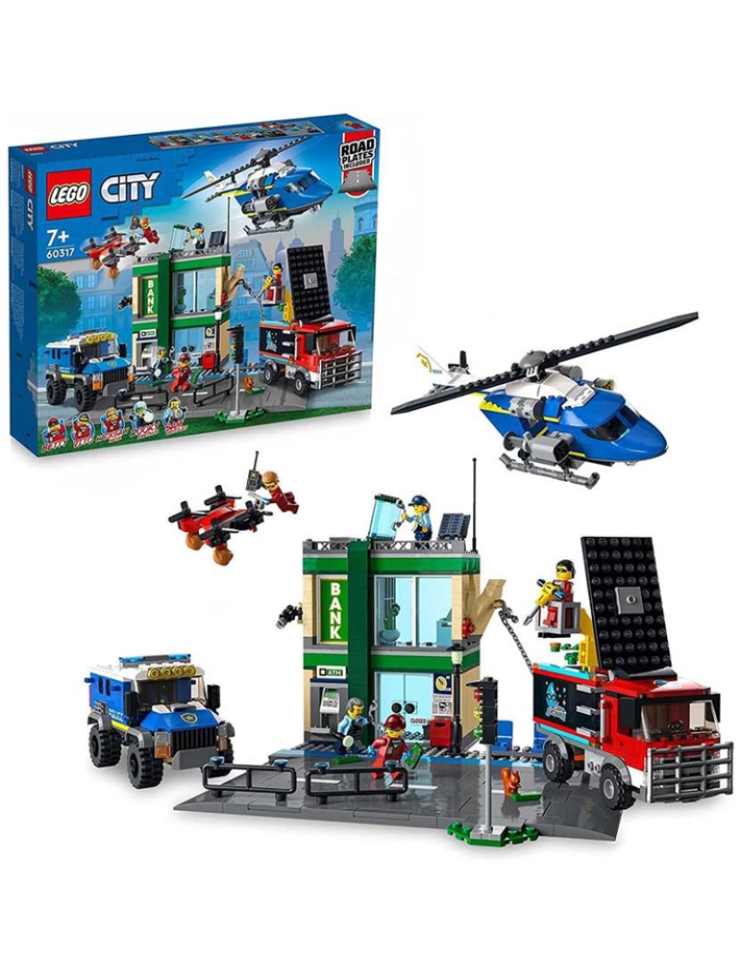 Lego - Lego City Perseguição Policial No Banco 60317