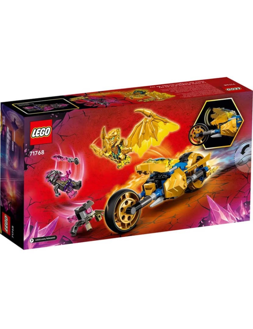 imagem de Lego Ninjago A Mota Dragão Dourado Do Jay 7176810