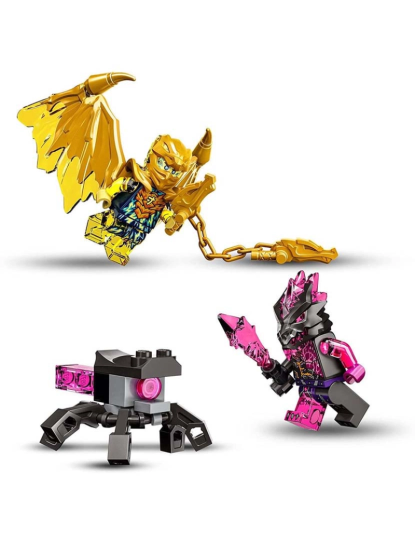 imagem de Lego Ninjago A Mota Dragão Dourado Do Jay 717685