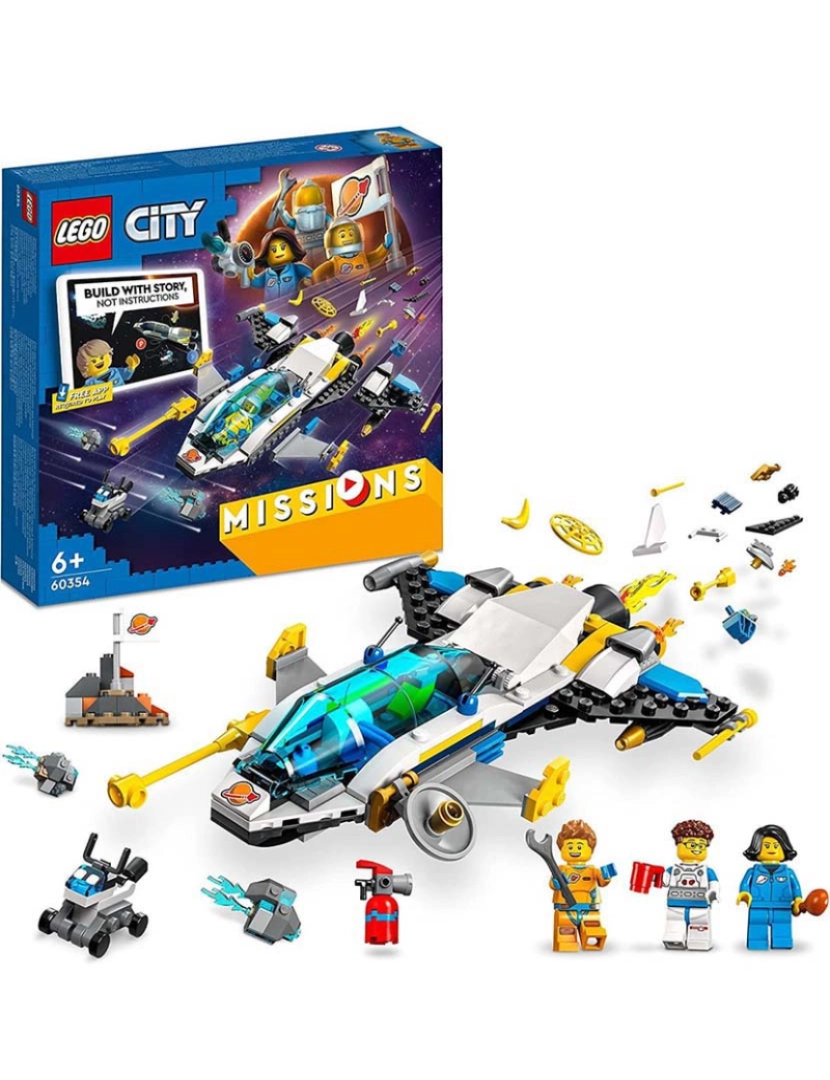 Lego - Lego City Missão Exploração Nave Esp.Marte 