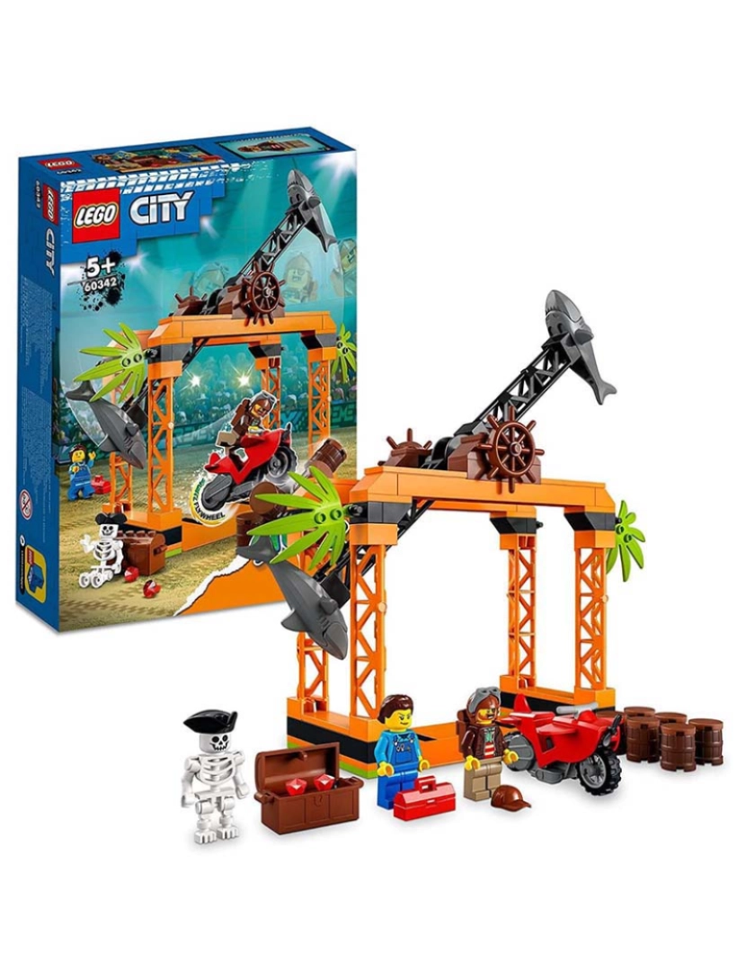 Lego - Lego City Desafio Acrobatico Ataque Tubarão 60342