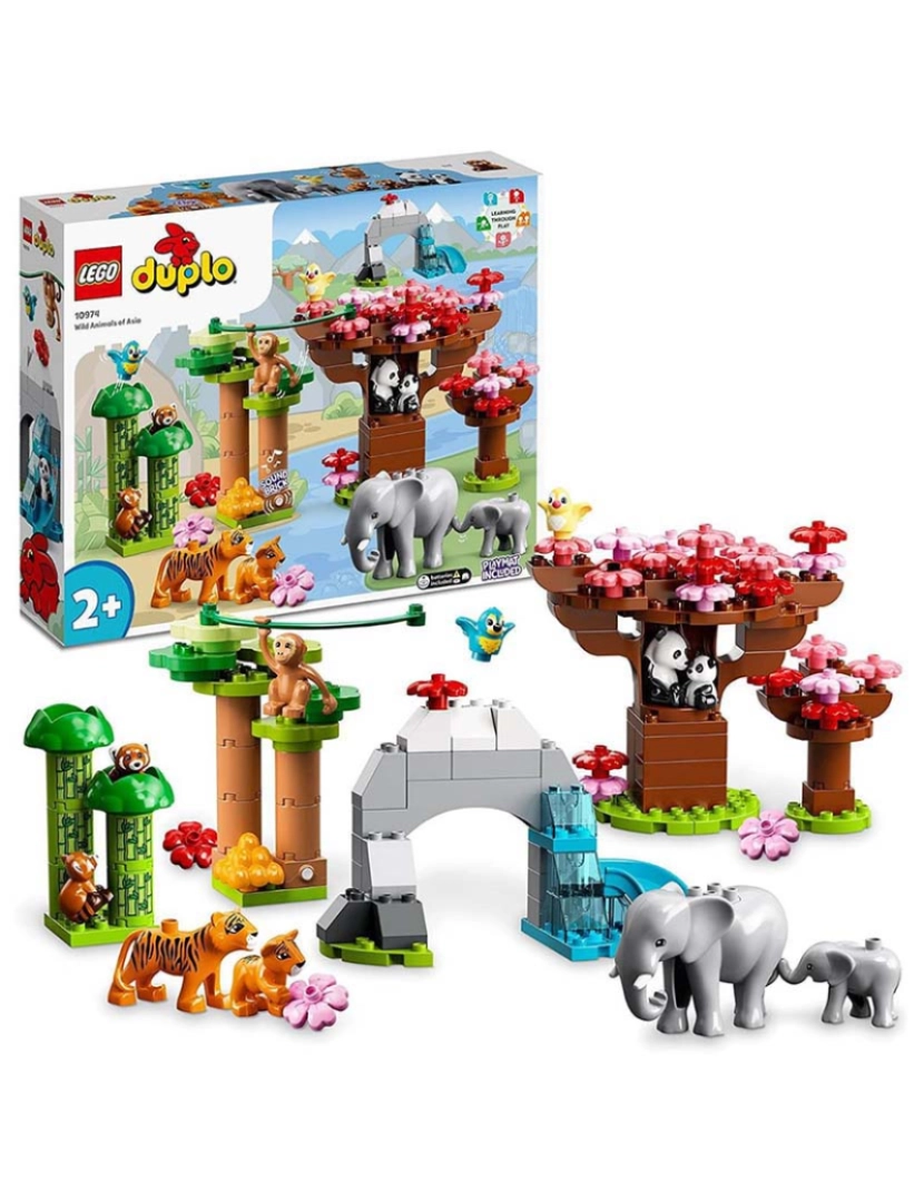 Lego - Lego Duplo Animais Selvagens Da Asia 10974