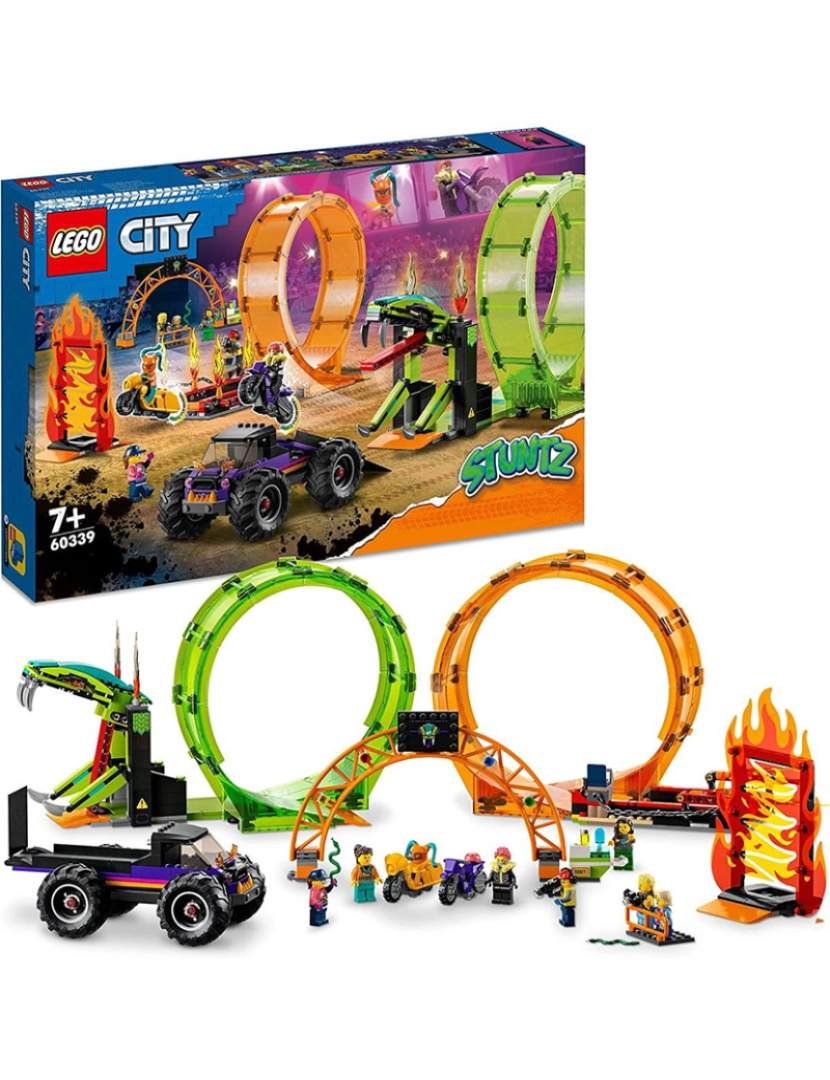 Lego - Lego City Arena De Acrobacias Com Loop Duplo 60339