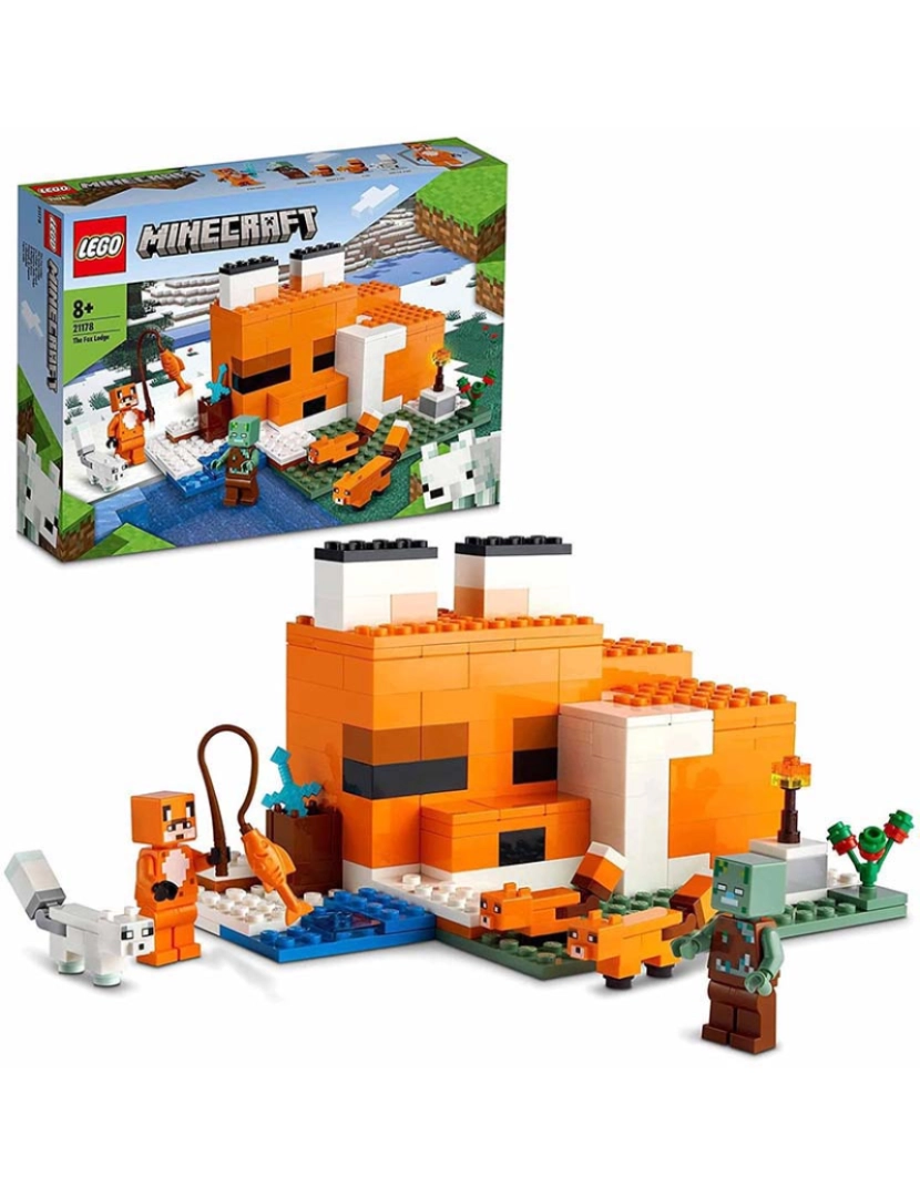 Lego - Lego Minecraft Pousada Da Raposa 