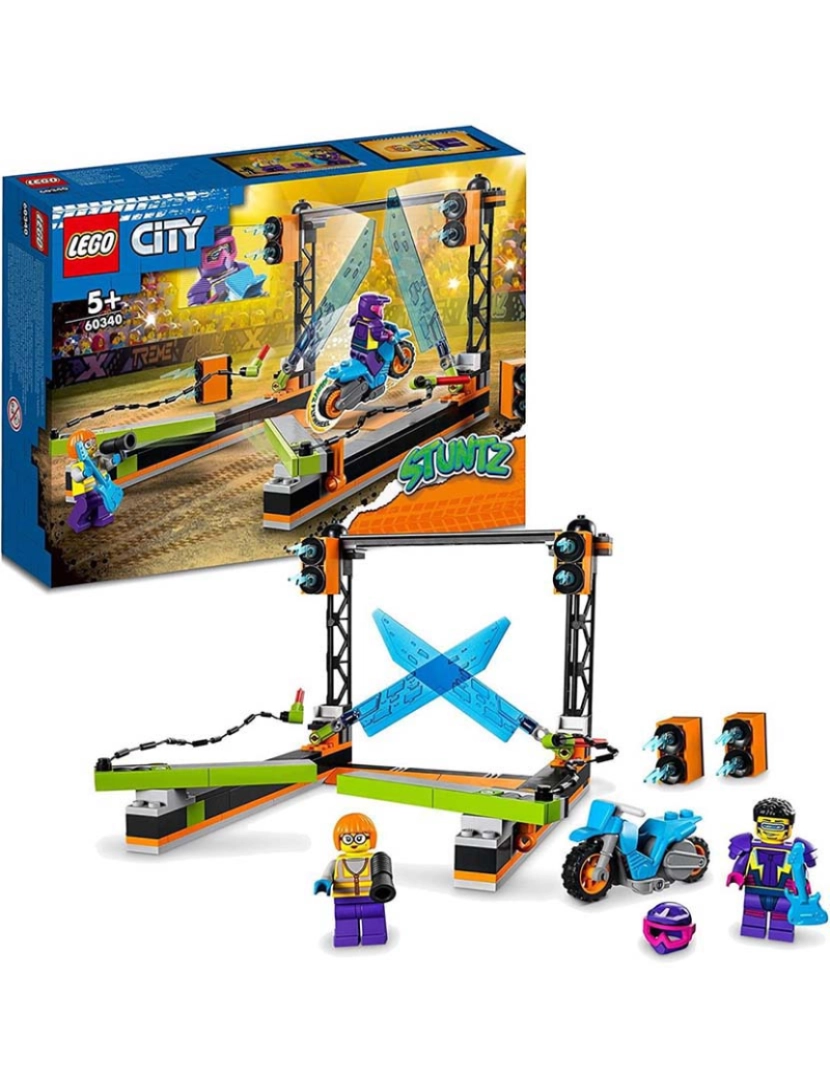 Lego - Lego City Desafio Acrobatico Com Laminas 