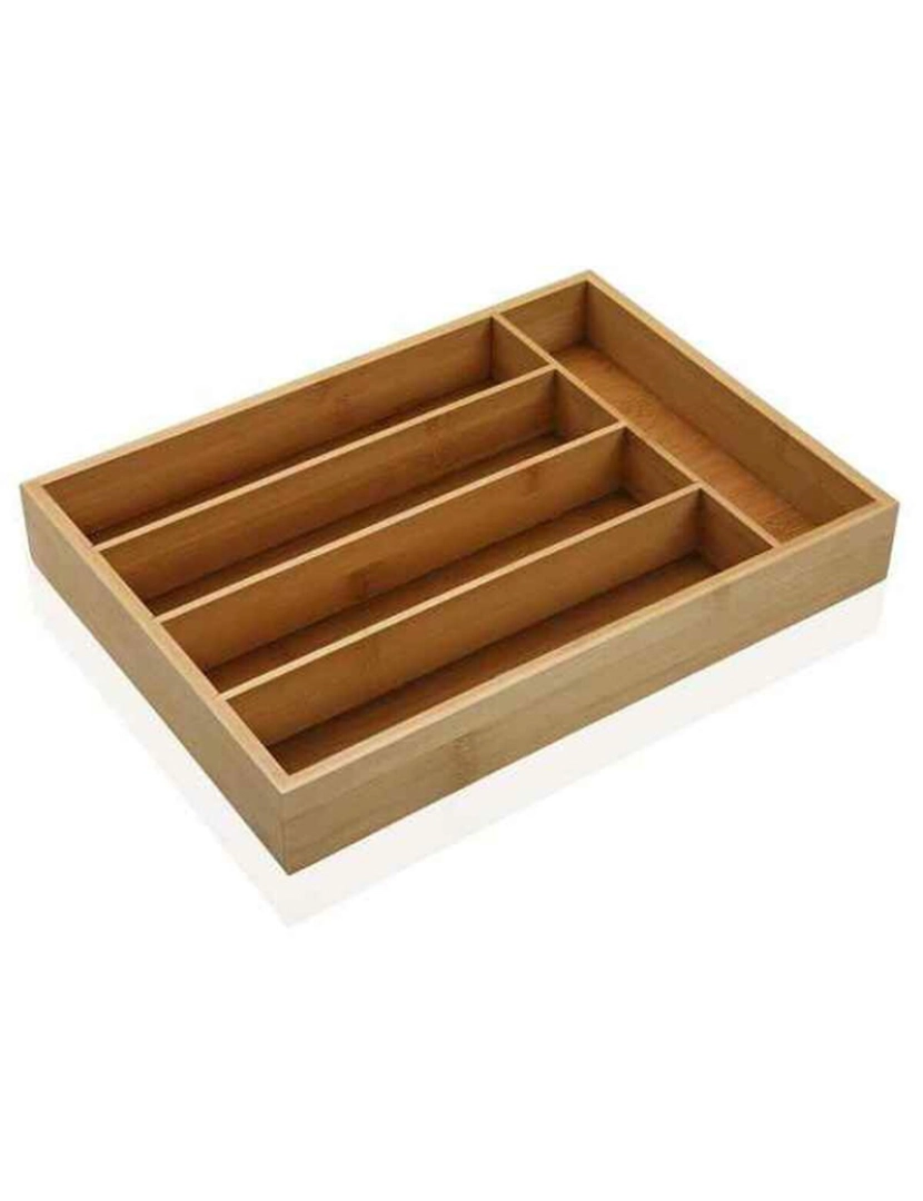 Versa - Organizador de Talheres Versa Madeira Bambu (25 x 5 x 35 cm)